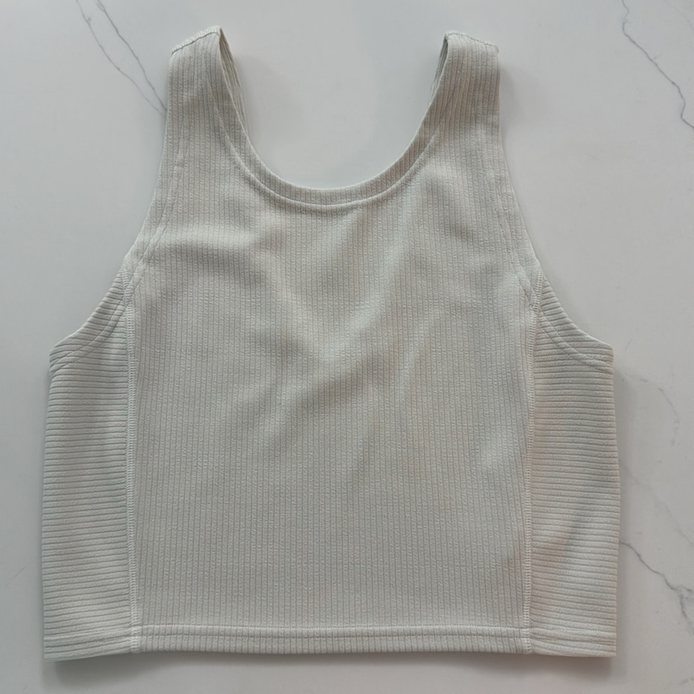 Ribbed Softstreme Cropped Tank Top